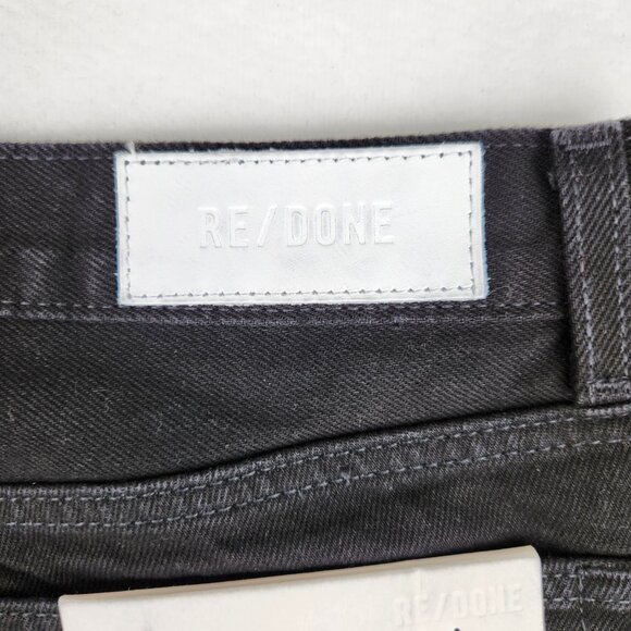 Re/Done Womens Originals 70s Low Rise Bell Bottom Jeans Size 29 Black New - Picture 6 of 14